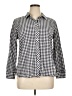 Talbots Checkered-gingham Ivory Long Sleeve Button-Down Shirt Size XL - photo 1