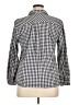 Talbots Checkered-gingham Ivory Long Sleeve Button-Down Shirt Size XL - photo 2