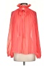 Assorted Brands 100% Polyester Orange Long Sleeve Blouse Size XS - photo 1