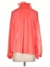Assorted Brands 100% Polyester Orange Long Sleeve Blouse Size XS - photo 2
