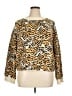 Rachel Comey Animal Print Gold Pullover Sweater Size XL - photo 1
