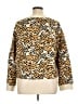 Rachel Comey Animal Print Gold Pullover Sweater Size XL - photo 2