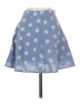 Shein 100% Polyester Stars Blue Casual Skirt Size 2 - photo 2