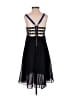 Leifnotes Chevron-herringbone Black Cocktail Dress Size 0 - photo 2