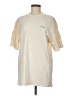 Assorted Brands Color Block Ivory Short Sleeve T-Shirt Size M - photo 1