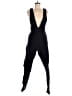 Bogner Solid Black Jumpsuit Size 10 - photo 1