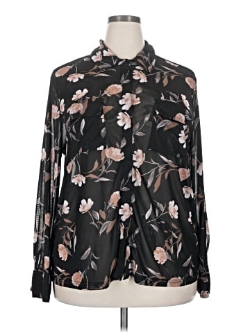 JLUXLABEL Long Sleeve Blouse (view 1)