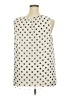 Collective Concepts 100% Polyester Ivory Sleeveless Blouse Size 2X - photo 2