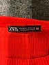 Zara Solid Red Cocktail Dress Size XS - photo 7