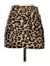 Superdown 100% Cotton Animal Print Brown Tan Casual Skirt Size XS - photo 2