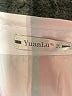 YuanLu Solid Ivory Long Sleeve Button-Down Shirt Size 5 - photo 3