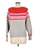 525 America Chevron-herringbone Gray Pullover Sweater Size L - photo 2