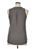 Tempted Gray Sleeveless Blouse Size XL - photo 2