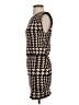 Bebe Houndstooth Black Casual Dress Size XS - photo 5