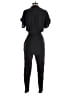 Lush 100% Rayon Solid Black Jumpsuit Size S - photo 2