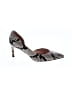 J.Crew Animal Print Gray Black Heels Size 7 - photo 1
