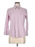Theory Stripes Pink 3/4 Sleeve Button-Down Shirt Size M - photo 1