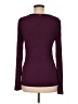 Bebe Burgundy Long Sleeve Top Size M - photo 2