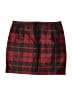 Martin + Osa 100% Polyester Plaid Red Casual Skirt Size 2 - photo 2