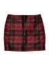 Martin + Osa 100% Polyester Plaid Red Casual Skirt Size 2 - photo 1