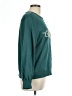 Caslon Hearts Teal Sweatshirt Size L - photo 4