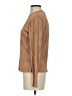 Fashion Tan Long Sleeve Blouse Size S - photo 5