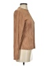 Fashion Tan Long Sleeve Blouse Size S - photo 4