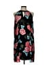 CeCe 100% Polyester Floral Black Cocktail Dress Size L - photo 1