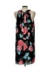 CeCe 100% Polyester Floral Black Cocktail Dress Size L - photo 2