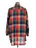 Unbranded 100% Polyester Plaid Red 3/4 Sleeve Blouse Size 5X - photo 2