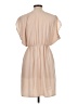 H&M 100% Polyester Solid Tan Cocktail Dress Size 10 - photo 2