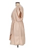 H&M 100% Polyester Solid Tan Cocktail Dress Size 10 - photo 5