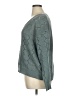 Shein Curve 100% Polyester Chevron-herringbone Teal Pullover Sweater Size 14 Plus (1) - photo 5
