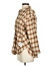 BDG 100% Cotton Plaid Brown Long Sleeve Button-Down Shirt Size S - photo 5