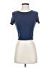 Shein Blue Short Sleeve T-Shirt Size S - photo 1