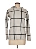 RACHEL Rachel Roy Plaid Ivory Pullover Sweater Size M - photo 1
