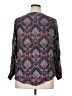 Krazy Kat 100% Rayon Paisley Gray 3/4 Sleeve Blouse Size 1X - photo 2