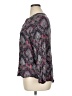 Krazy Kat 100% Rayon Paisley Gray 3/4 Sleeve Blouse Size 1X - photo 5