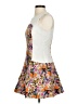 Tibi Print Orange Cocktail Dress Size 4 - photo 5