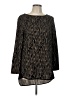 Christopher & Banks Black Long Sleeve Blouse Size L (petite) - photo 1