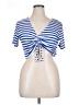 Unbranded Blue Short Sleeve Top Size 2X - photo 1