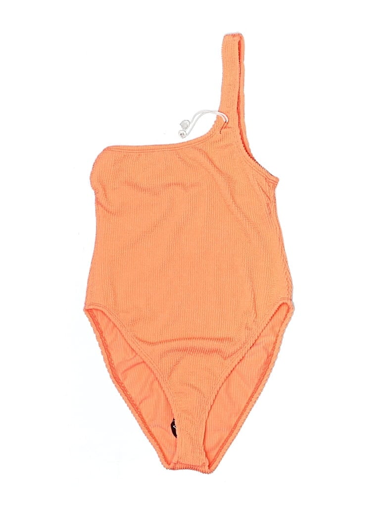 Pre-owned Good American Bodysuit In Orange