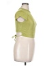 Fashion Nova Green Short Sleeve Top Size XL - photo 4