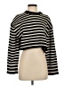 H&M Stripes Black Turtleneck Sweater Size S - photo 1