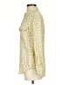 Equipment 100% Silk Animal Print Yellow Long Sleeve Silk Top Size S - photo 5