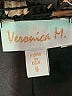 Veronica M. 100% Polyester Print Black Casual Dress Size S - photo 7