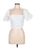 Zara White Short Sleeve Top Size L - photo 1