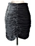 Nuj Novakhett Solid Black Formal Skirt Size 4 - photo 1