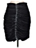 Nuj Novakhett Solid Black Formal Skirt Size 4 - photo 2
