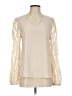 Cupshe 100% Polyester Ivory Long Sleeve Blouse Size XS - photo 1